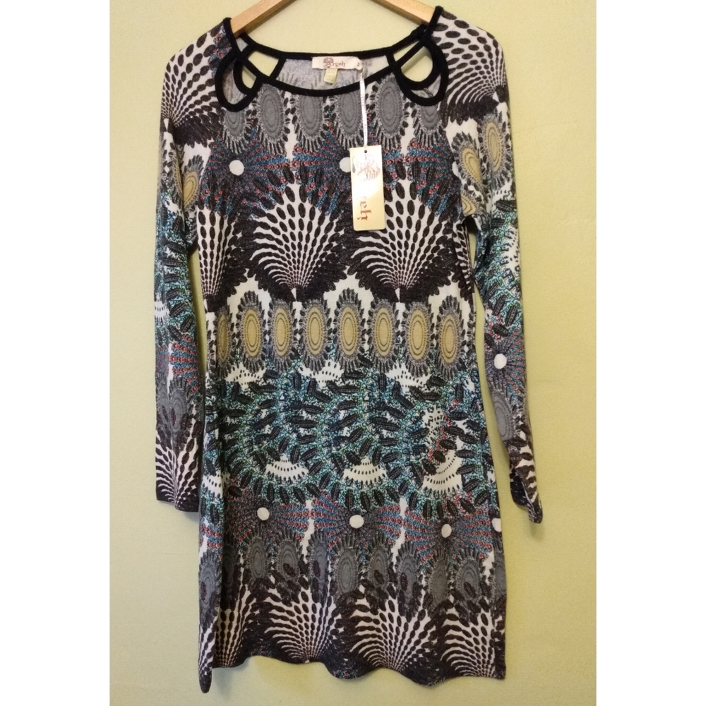 Aryeh |NWT  long Sleeve dress with cut out detail